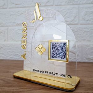 Display com 1 Qrcode