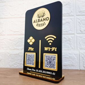 Display com 2 Qrcodes