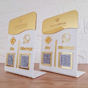 Display com 2 Qrcodes