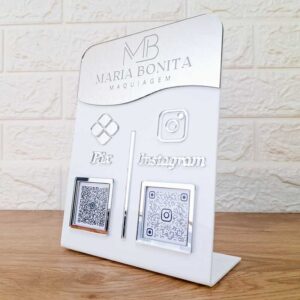 Display com 2 Qrcodes