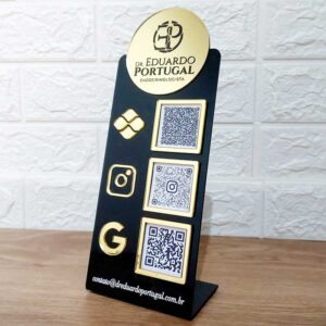 Display com 3 Qrcodes