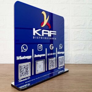 Display com 4 Qrcodes