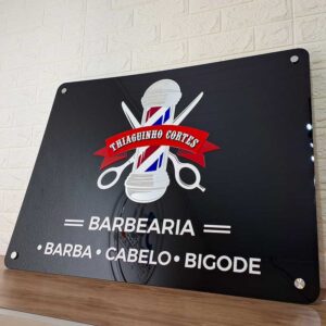 Placa com Logomarca Retangular